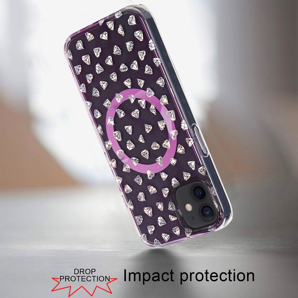 For Apple iPhone 16 Plus Floral Design Hybrid Compatible with Magsafe Case Cover - Picture 30 of 95