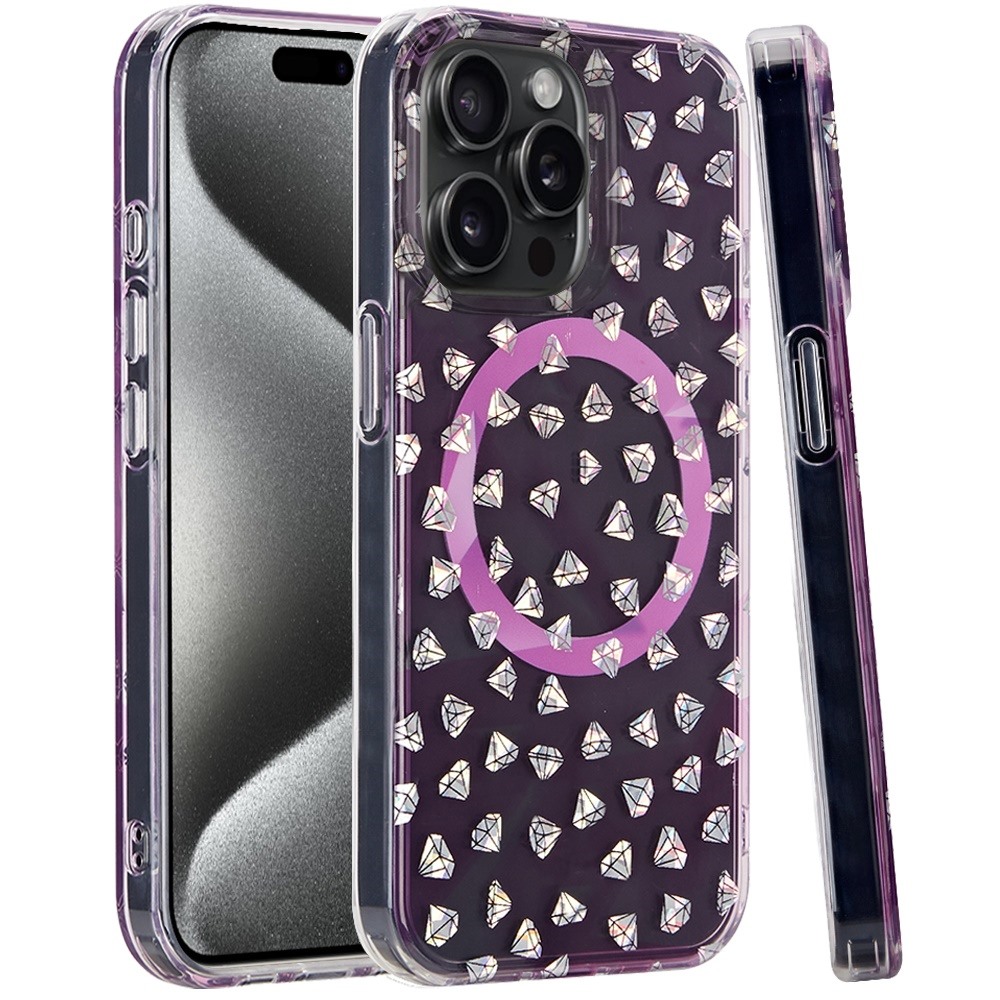 For Apple iPhone 16 Plus Floral Design Hybrid Compatible with Magsafe Case Cover - Picture 25 of 95