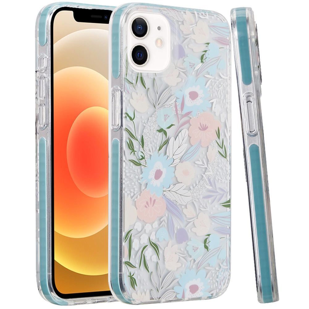 For Apple iPhone 16 Plus Floral Design Hybrid Compatible with Magsafe Case Cover - Picture 37 of 95