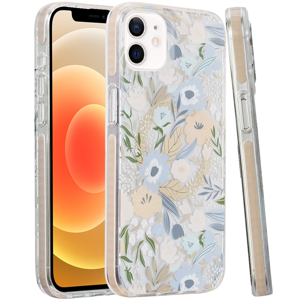 For Apple iPhone 16 Plus Floral Design Hybrid Compatible with Magsafe Case Cover - Picture 45 of 95
