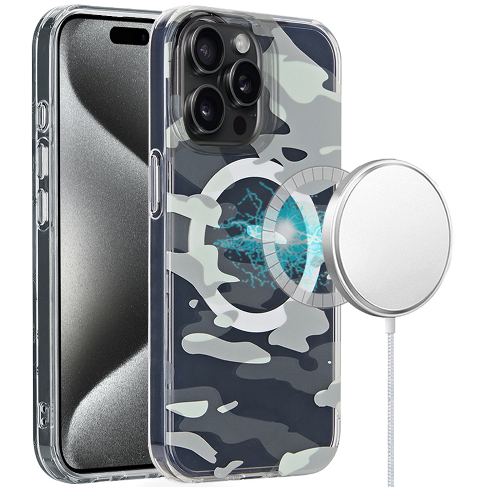 For Apple iPhone 16 Plus Floral Design Hybrid Compatible with Magsafe Case Cover - Picture 58 of 95