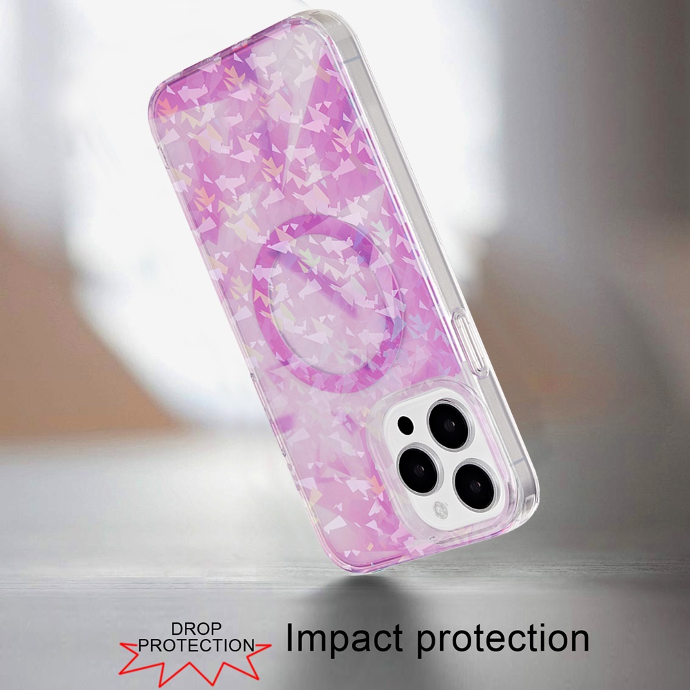 For Apple iPhone 16 Plus Floral Design Hybrid Compatible with Magsafe Case Cover - Picture 75 of 95