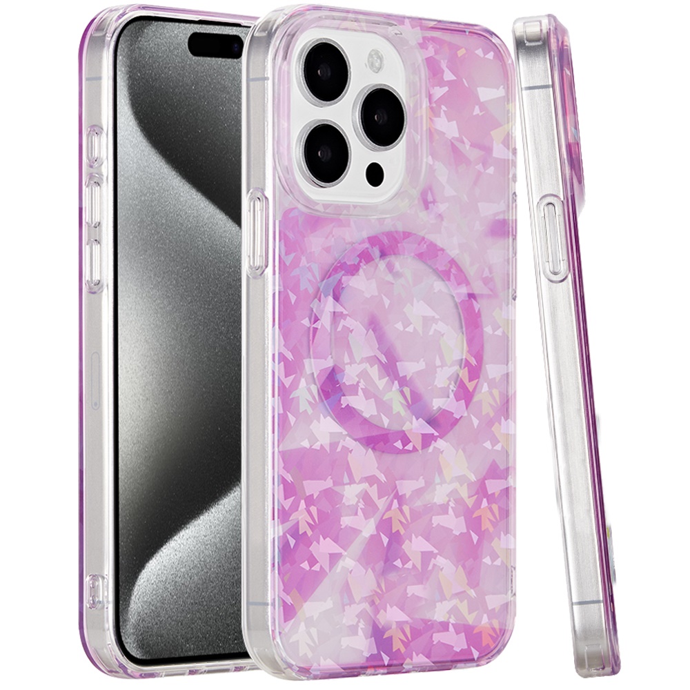 For Apple iPhone 16 Plus Floral Design Hybrid Compatible with Magsafe Case Cover - Picture 73 of 95