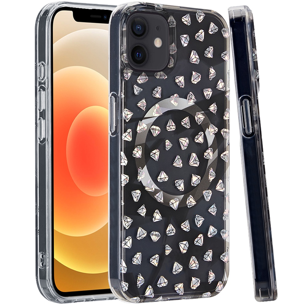For Apple iPhone 16 Plus Floral Design Hybrid Compatible with Magsafe Case Cover - Picture 85 of 95