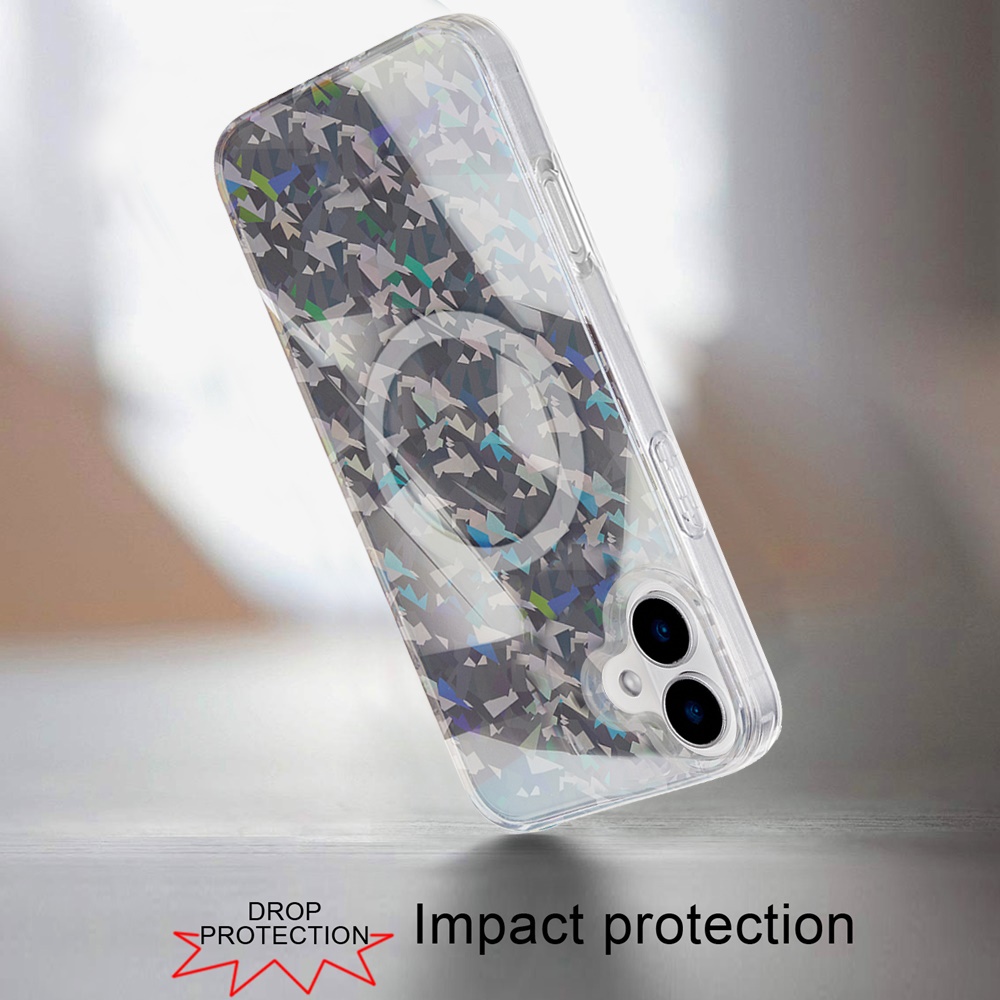 For Apple iPhone 16 Plus Floral Design Hybrid Compatible with Magsafe Case Cover - Picture 95 of 95