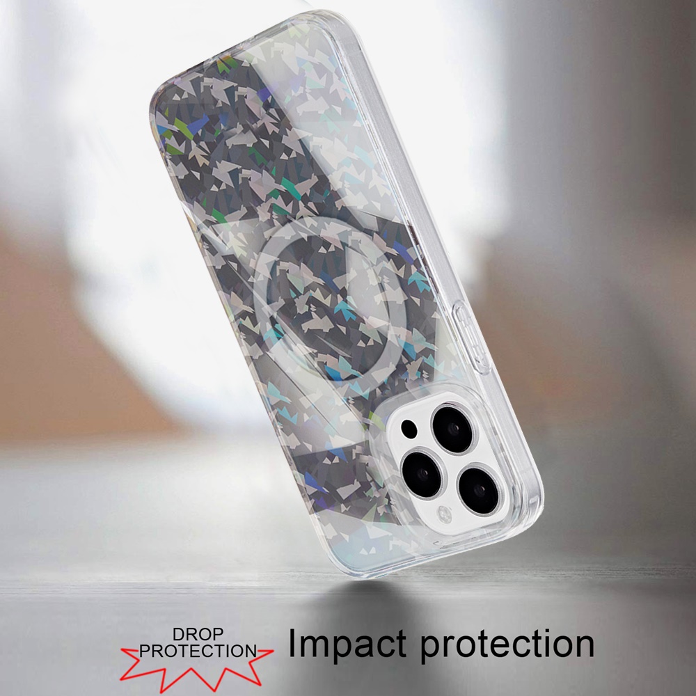 For Apple iPhone 16 Plus Floral Design Hybrid Compatible with Magsafe Case Cover - Picture 90 of 95