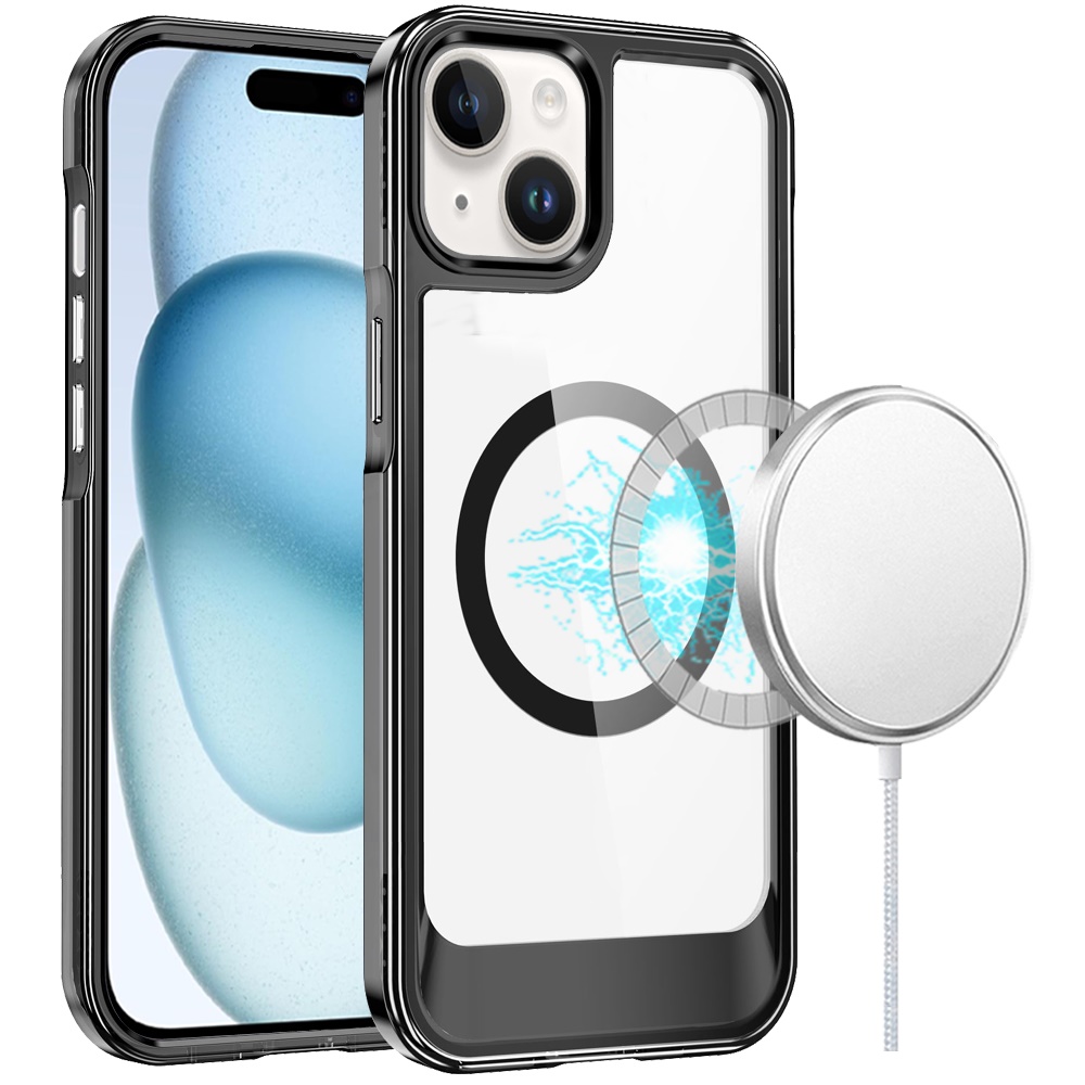 Für Apple iPhone 16 Plus Klar TPU Hybrid Kompatibel mit Magsafe Case Hülle - Bild 10 von 24