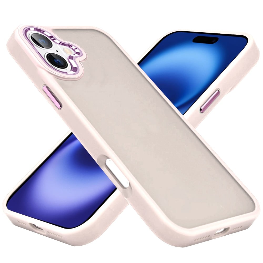 For Apple iPhone 17 Hybrid Frosted Matte Thick Acrylic Hard TPU PC Case Cover