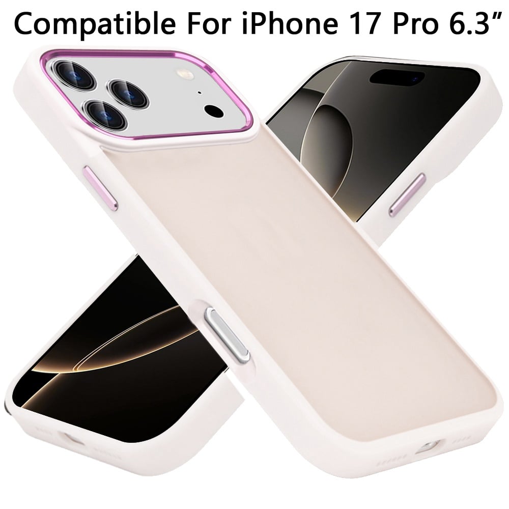 For Apple iPhone 17 Pro Hybrid Frosted Matte Acrylic Hard TPU PC Case Cover