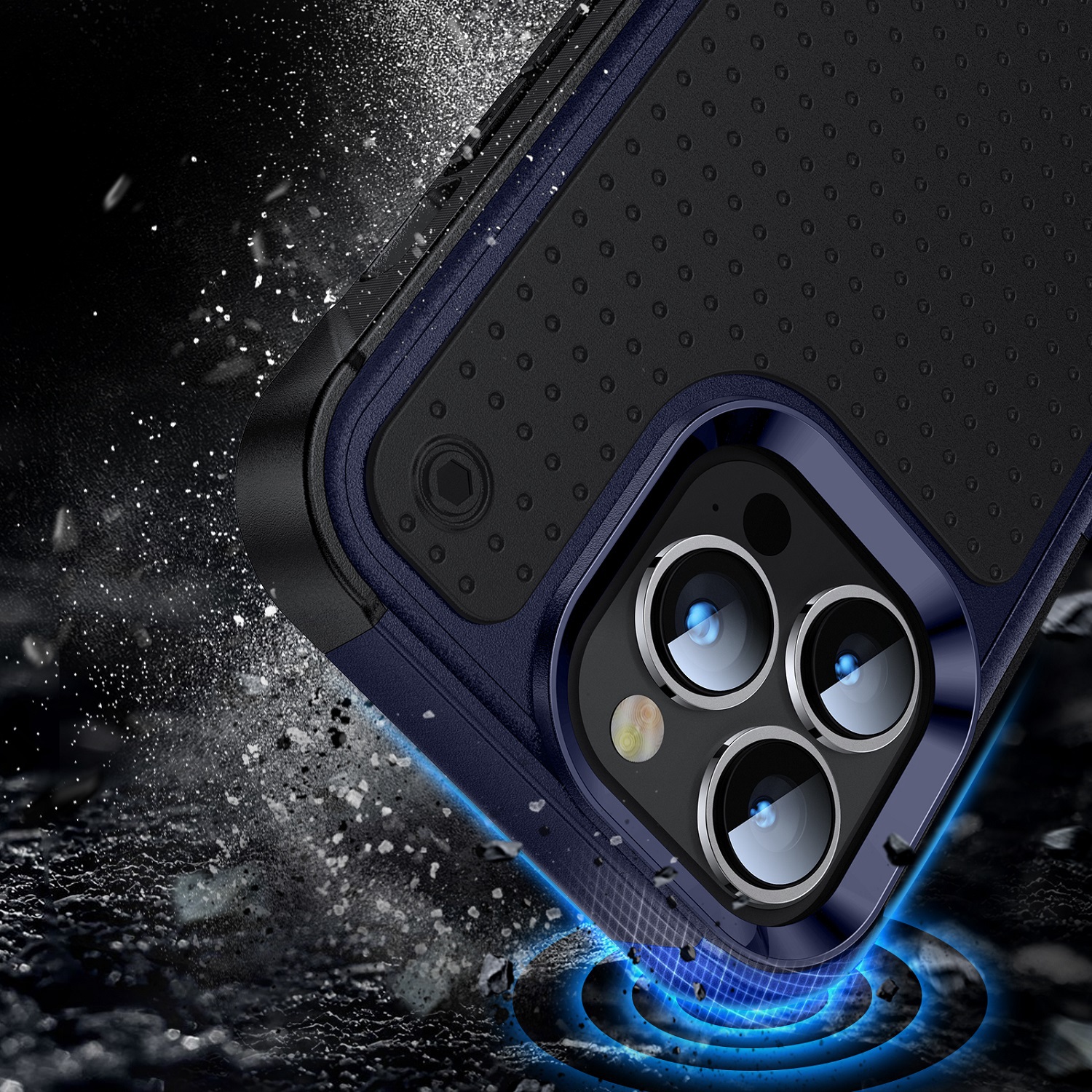 For Apple iPhone 8 7 PLUS Hybrid Rubber TPU Gel Drop Proof Dot Rugged Case Cover - Picture 13 of 16