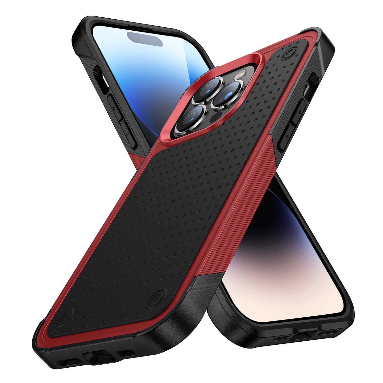 For Apple iPhone 8 7 PLUS Hybrid Rubber TPU Gel Drop Proof Dot Rugged Case Cover - Picture 14 of 16