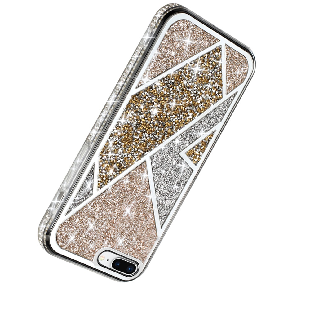 For Apple iPhone 8 Plus/7 Plus/6 6S Plus Glitter Bling Fancy Rugged Case Cover - Picture 13 of 33