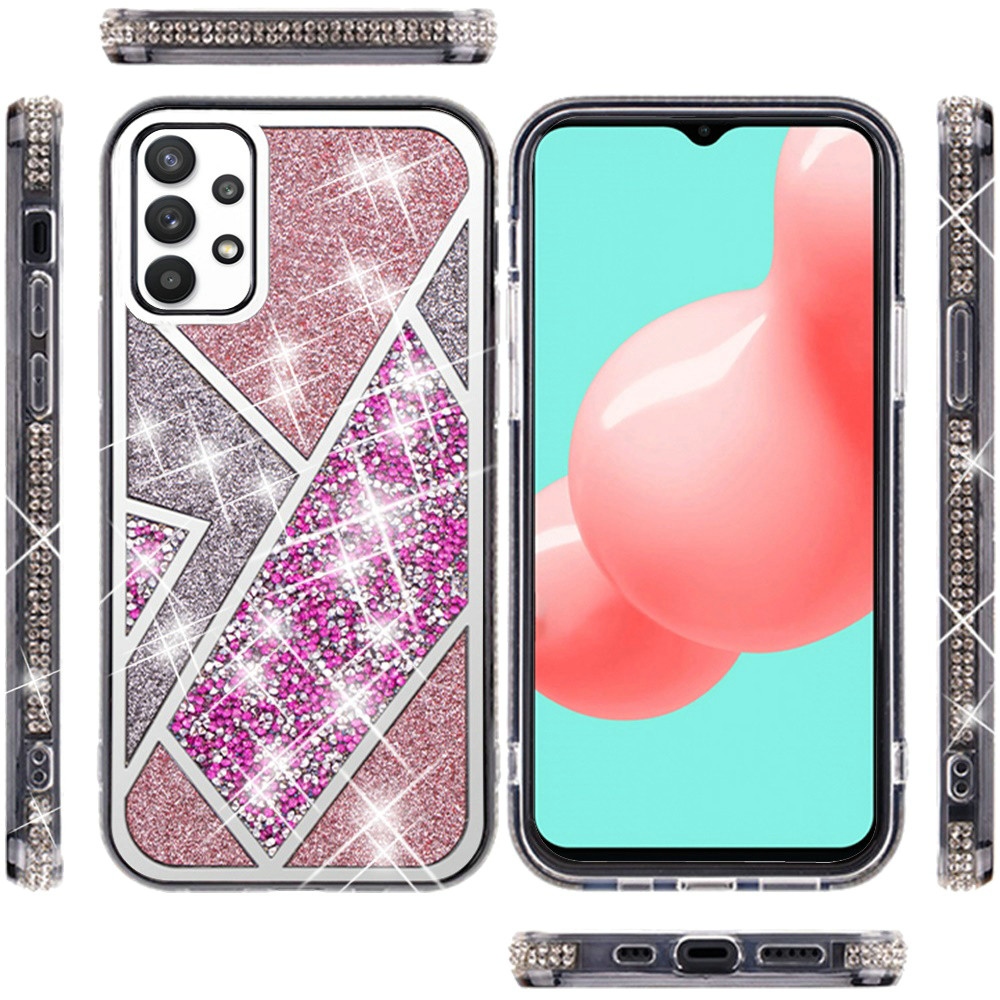 For Apple iPhone 8 Plus/7 Plus/6 6S Plus Glitter Bling Fancy Rugged Case Cover - Picture 32 of 33