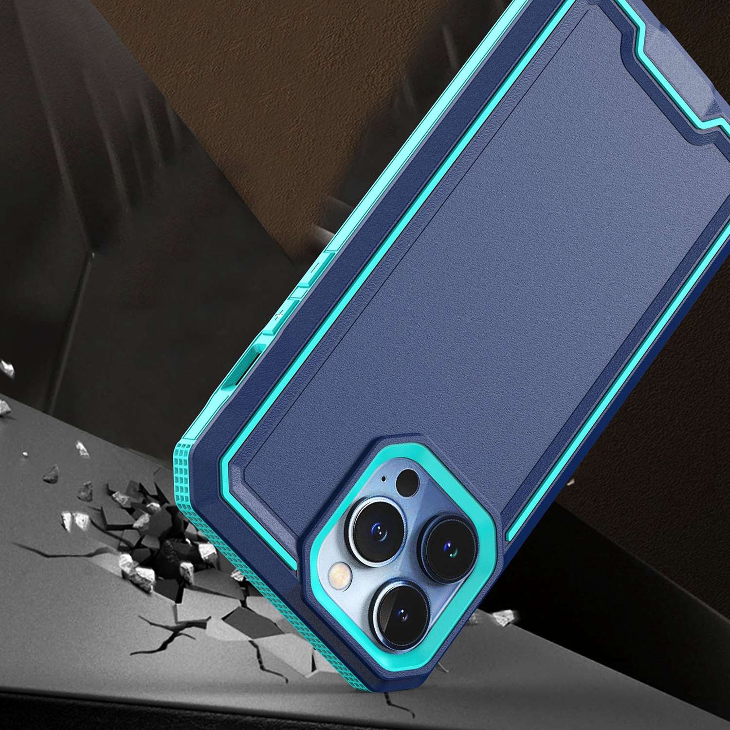 Per Apple iPhone 8 Plus/7 6 6S Plus custodia rigida PC TPU armatura - Foto 17 di 26