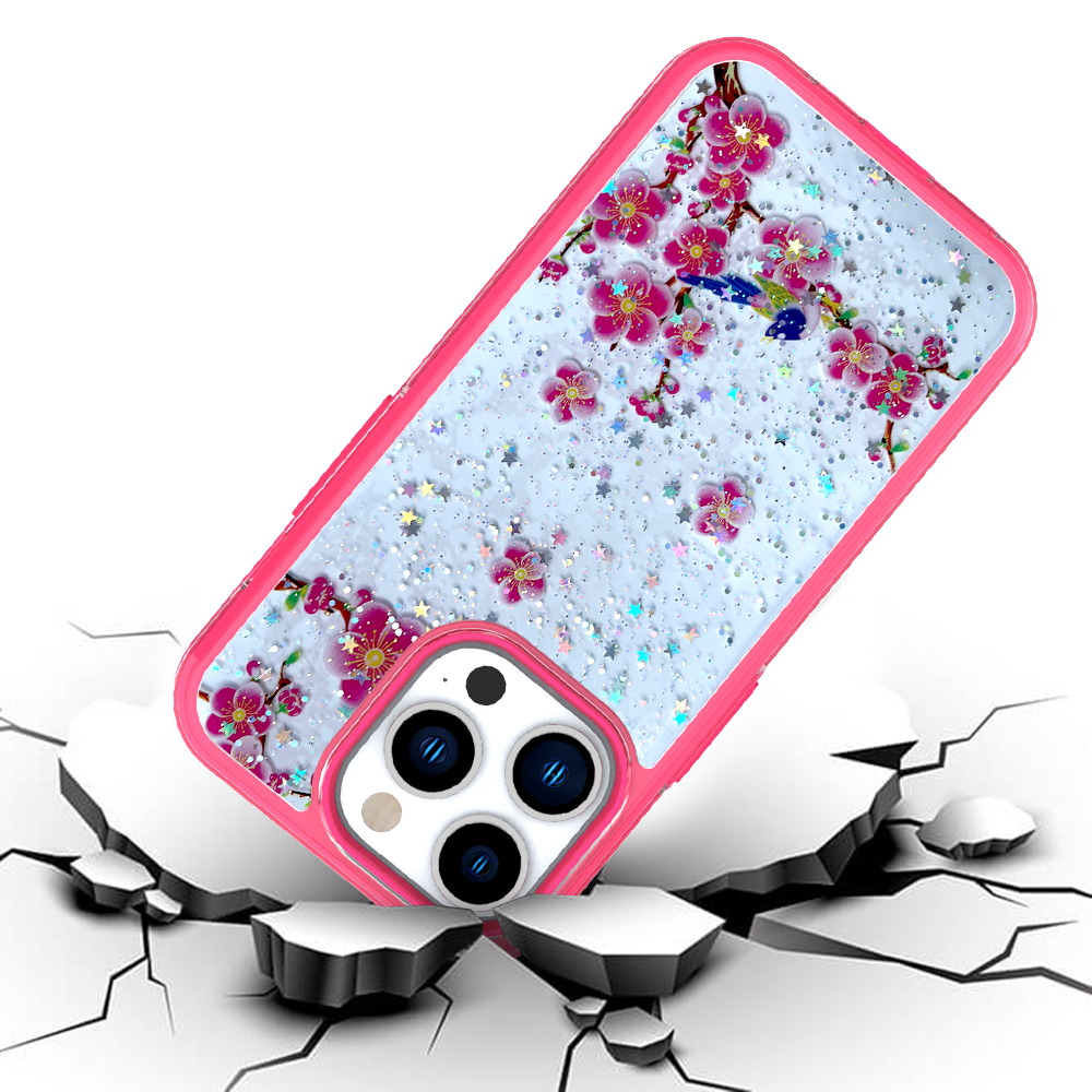 For Apple iPhone SE 3 (2022) SE 2nd/8/7 Spring Flowers Design Frame Case Cover - Picture 15 of 43