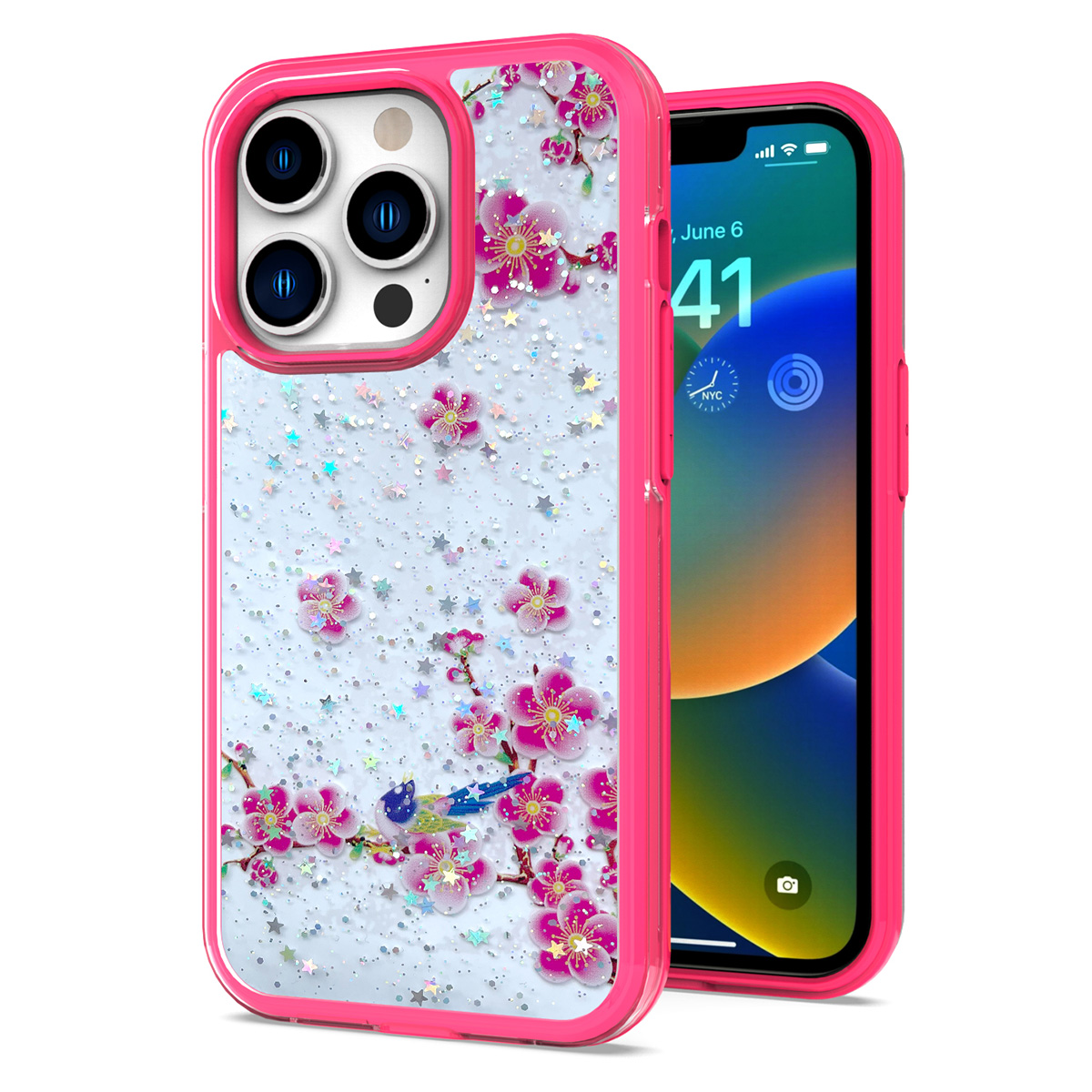 For Apple iPhone SE 3 (2022) SE 2nd/8/7 Spring Flowers Design Frame Case Cover - Picture 14 of 43