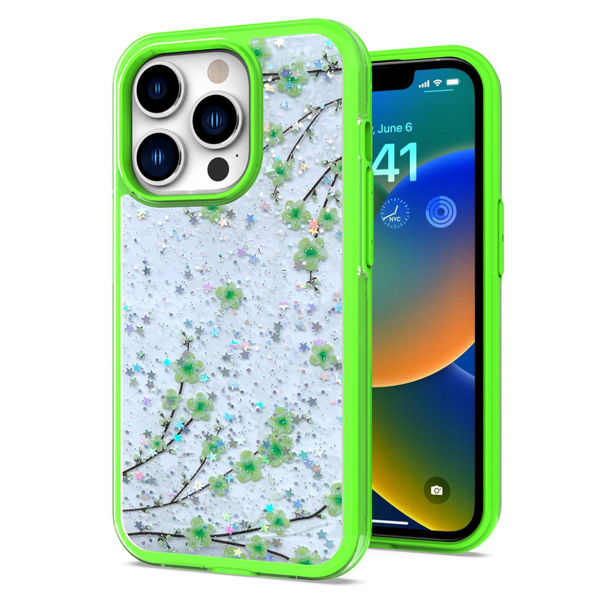 For Apple iPhone SE 3 (2022) SE 2nd/8/7 Spring Flowers Design Frame Case Cover - Picture 20 of 43