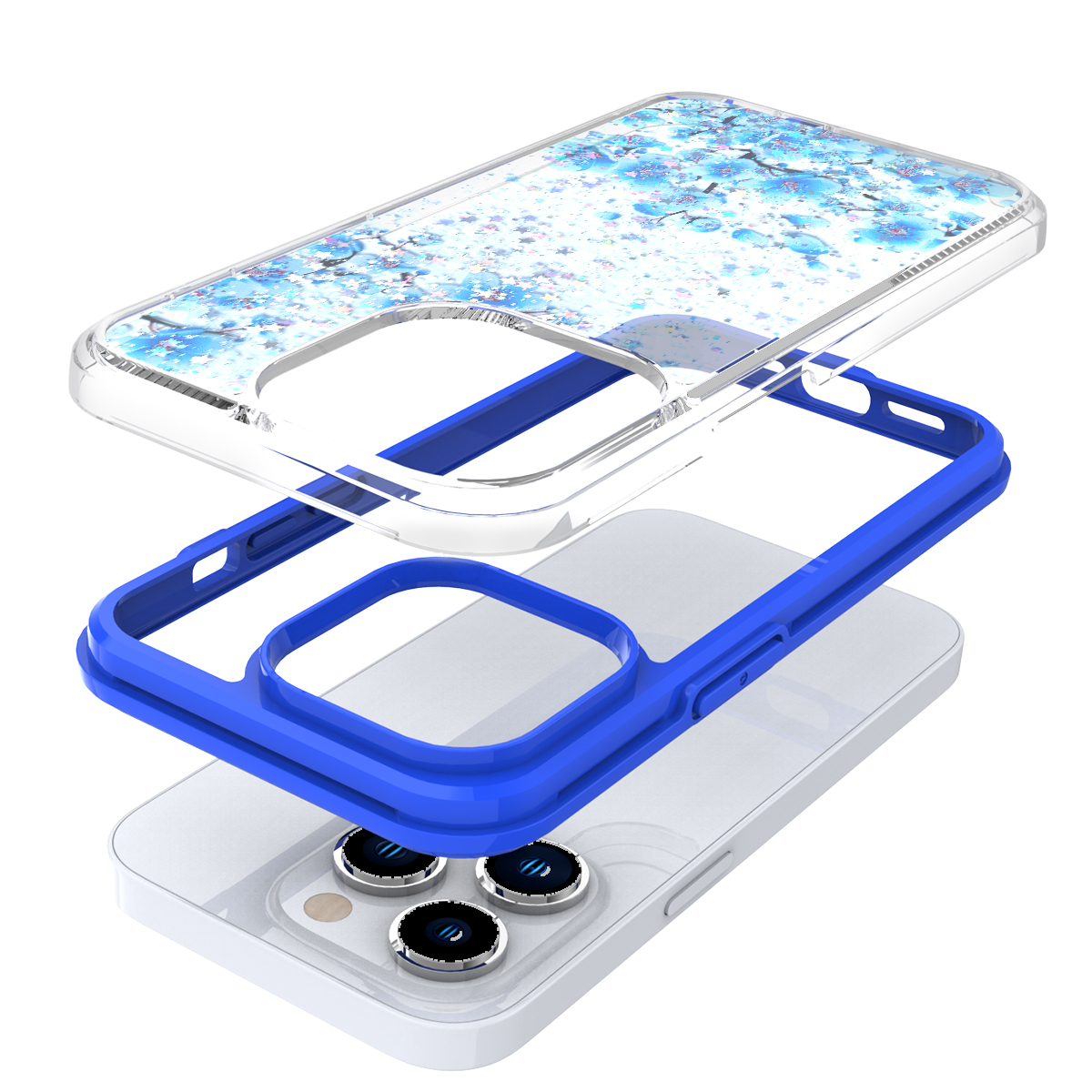 For Apple iPhone SE 3 (2022) SE 2nd/8/7 Spring Flowers Design Frame Case Cover - Picture 28 of 43