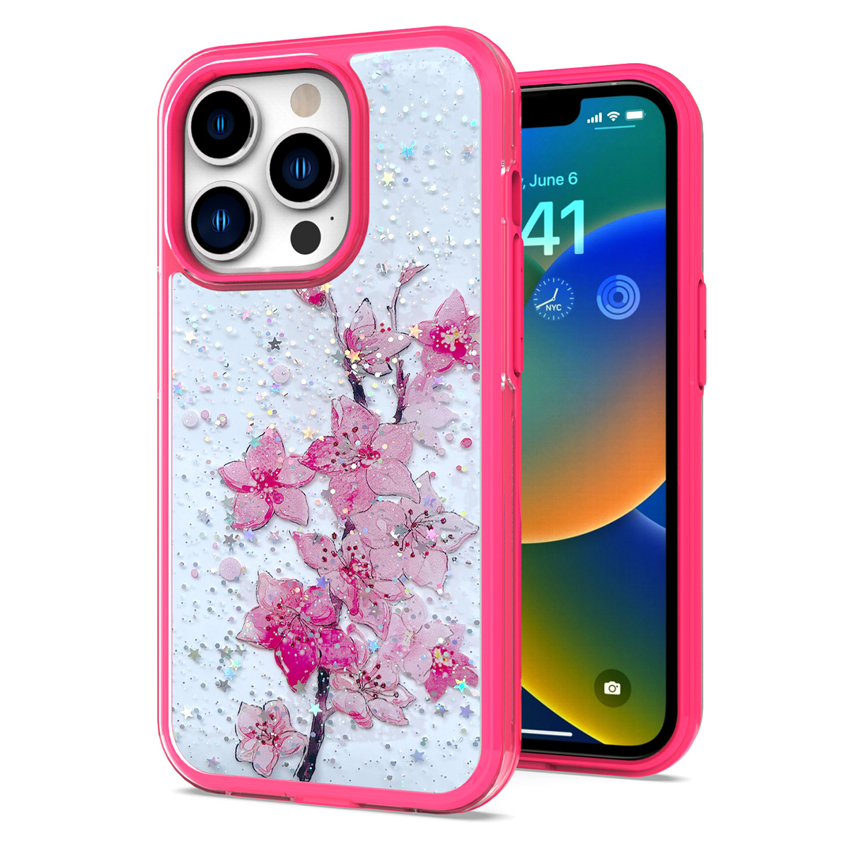 For Apple iPhone SE 3 (2022) SE 2nd/8/7 Spring Flowers Design Frame Case Cover - Picture 32 of 43