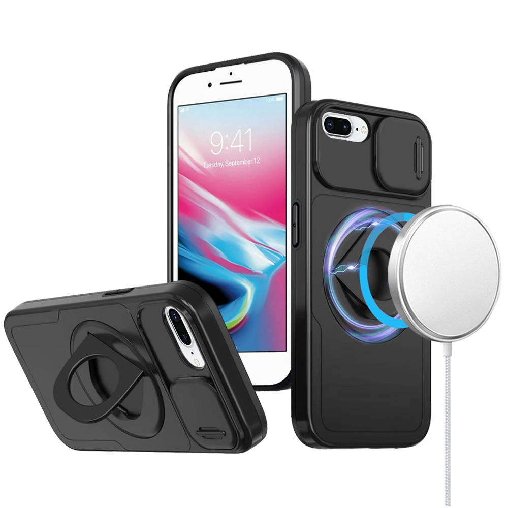 Für Apple iPhone SE 3 (2022)/8/7 Kamera MagSafe Kompatibel Ring Ständer Case Hülle - Bild 12 von 41