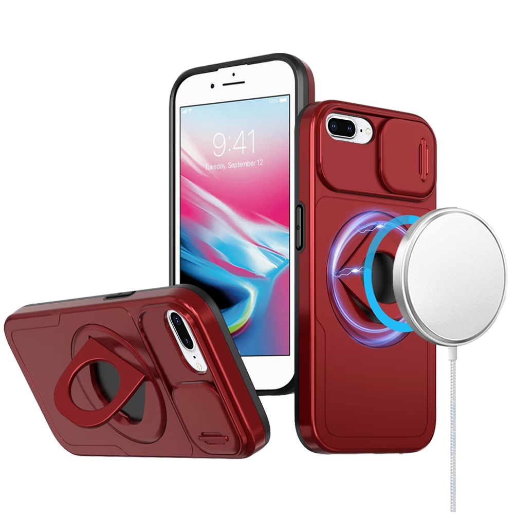 Für Apple iPhone SE 3 (2022)/8/7 Kamera MagSafe Kompatibel Ring Ständer Case Hülle - Bild 22 von 41