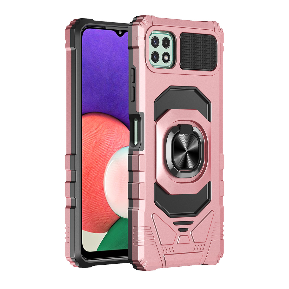 For Apple iPhone SE 3 (2022) SE/8/7 Hybrid 2in1 Magnetic Ring Stand Case Cover - Picture 37 of 43