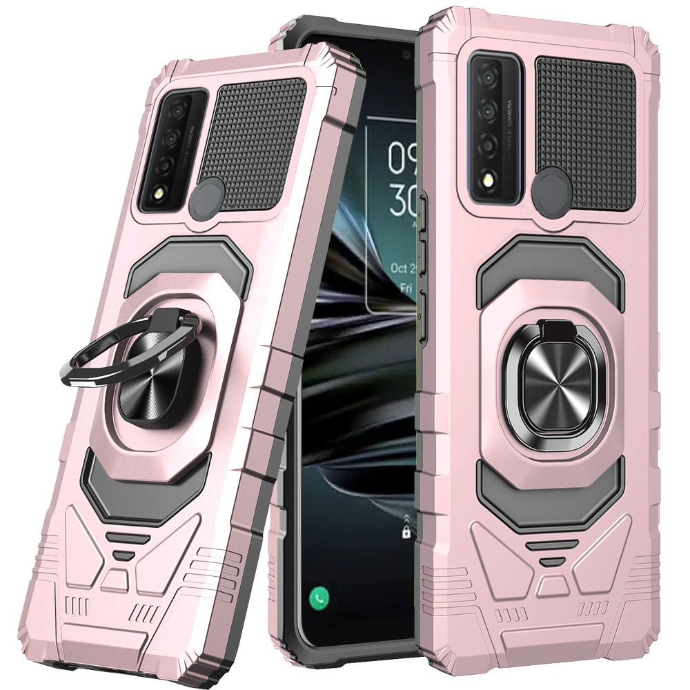 For Apple iPhone SE 3 (2022) SE/8/7 Hybrid 2in1 Magnetic Ring Stand Case Cover - Picture 38 of 43