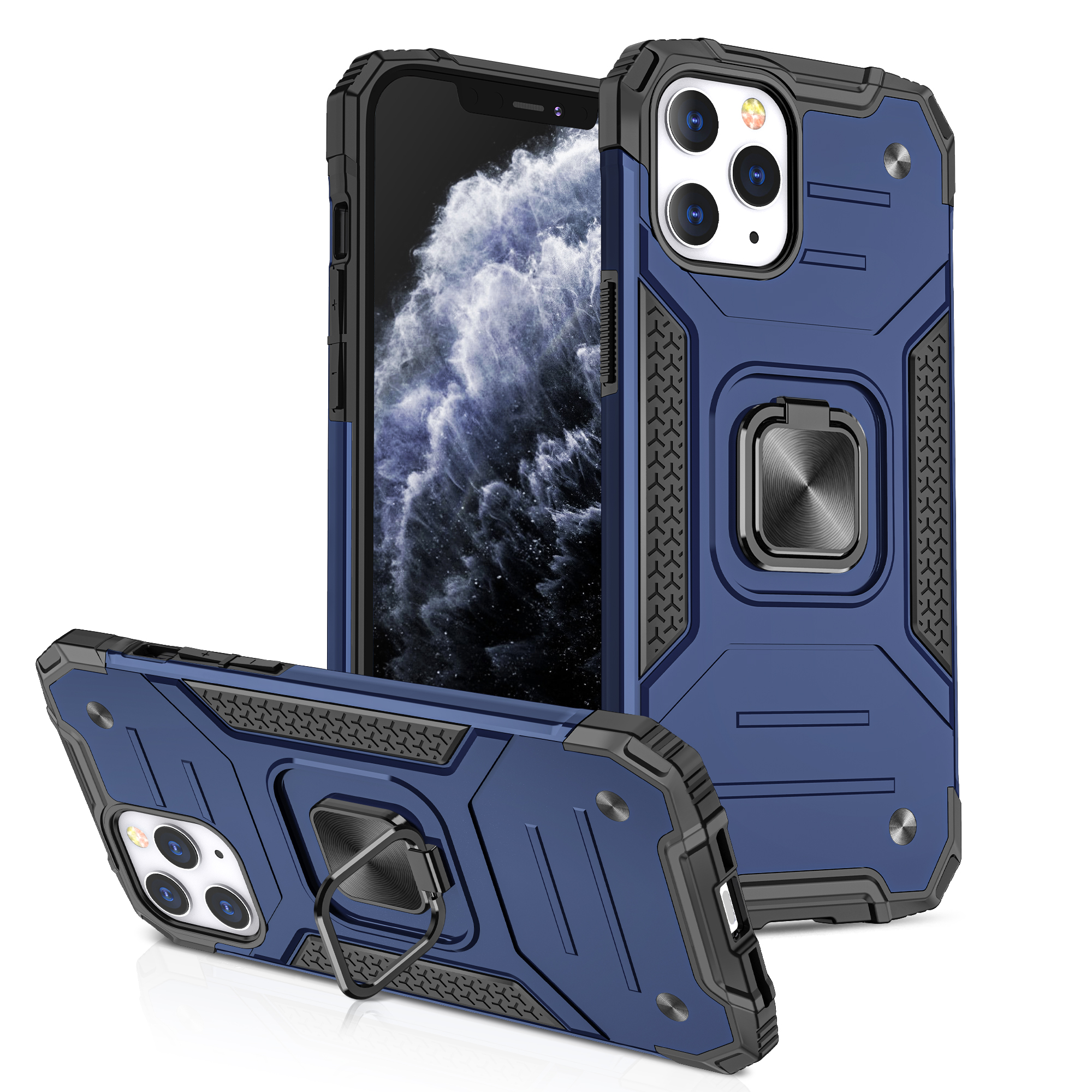 For Apple iPhone SE 3 (2022) SE/8/7 Armor Hybrid Ring Holder Stand Case Cover - Bild 30 von 38