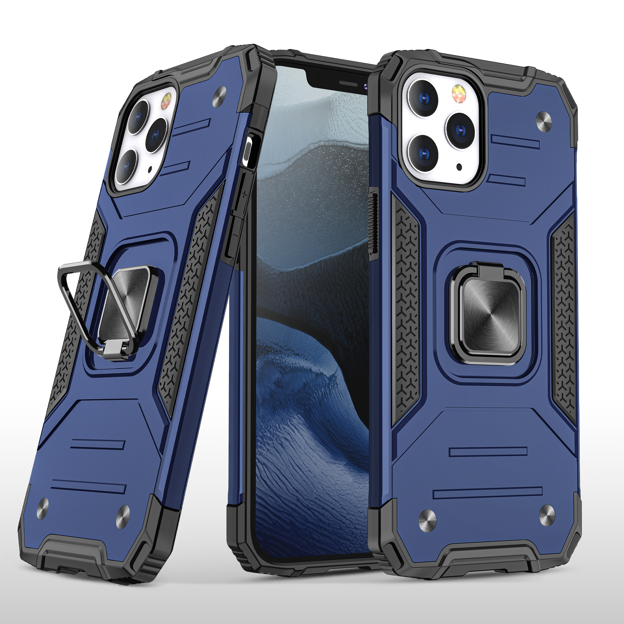 For Apple iPhone SE 3 (2022) SE/8/7 Armor Hybrid Ring Holder Stand Case Cover - Bild 29 von 38