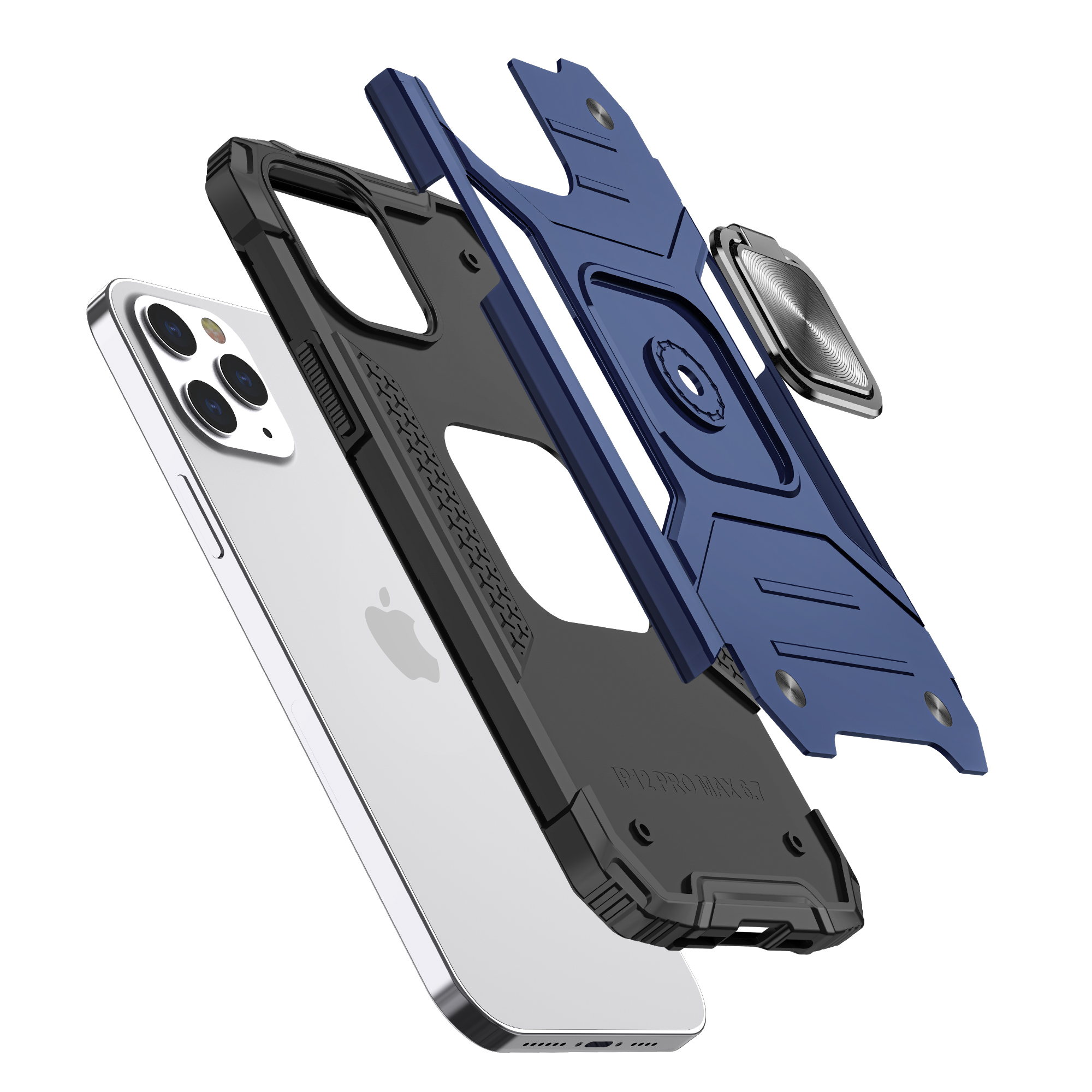 For Apple iPhone SE 3 (2022) SE/8/7 Armor Hybrid Ring Holder Stand Case Cover - Bild 34 von 38