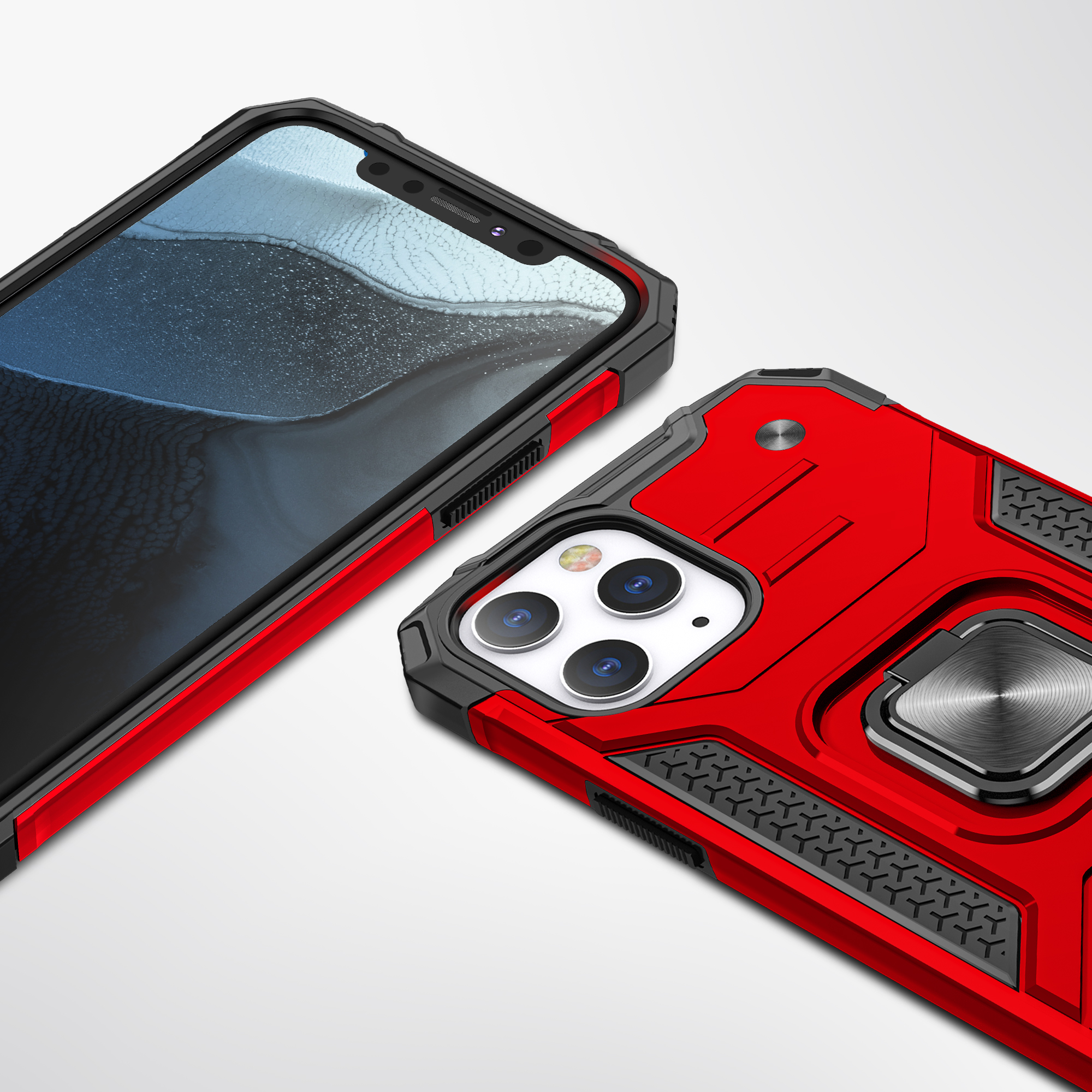 For Apple iPhone SE 3 (2022) SE/8/7 Armor Hybrid Ring Holder Stand Case Cover - Bild 22 von 38