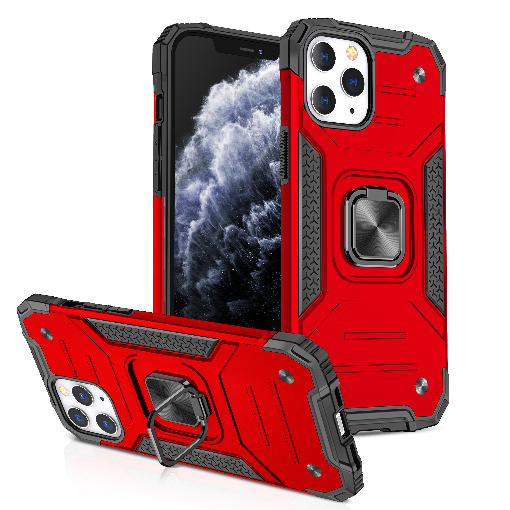 For Apple iPhone SE 3 (2022) SE/8/7 Armor Hybrid Ring Holder Stand Case Cover - Bild 20 von 38