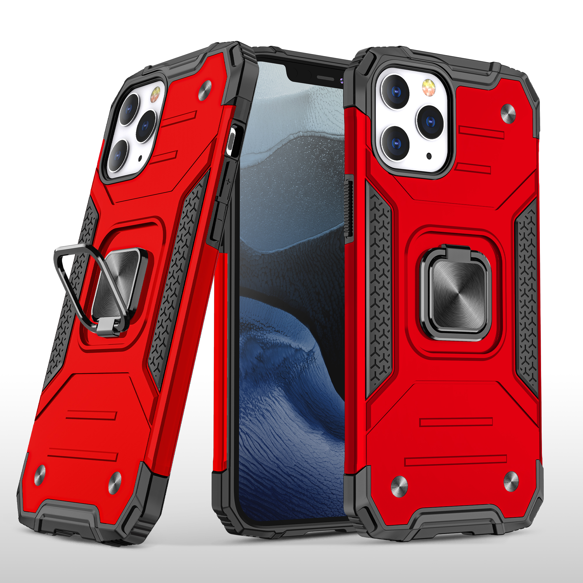 For Apple iPhone SE 3 (2022) SE/8/7 Armor Hybrid Ring Holder Stand Case Cover - Bild 19 von 38