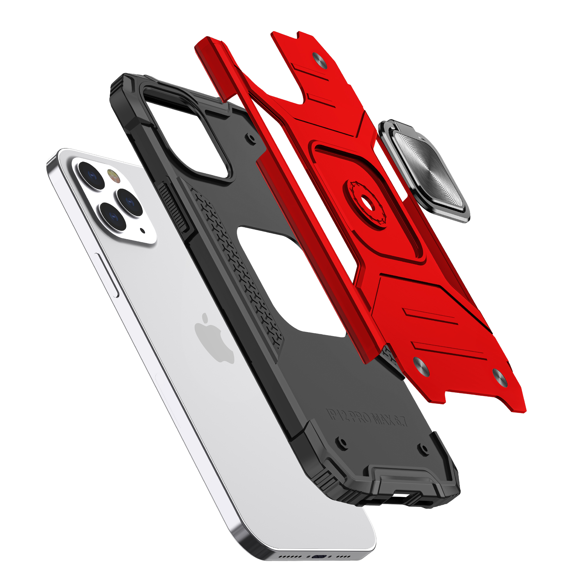 For Apple iPhone SE 3 (2022) SE/8/7 Armor Hybrid Ring Holder Stand Case Cover - Bild 21 von 38