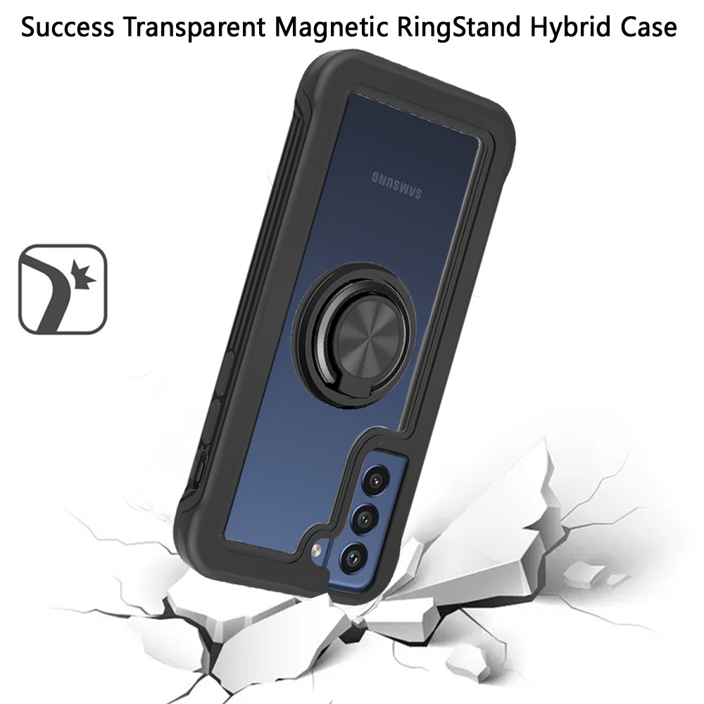 For Apple iPhone SE 3 (2022) SE/8/7 Clear Ring Stand Hybrid Kickstand Case Cover - Picture 14 of 29
