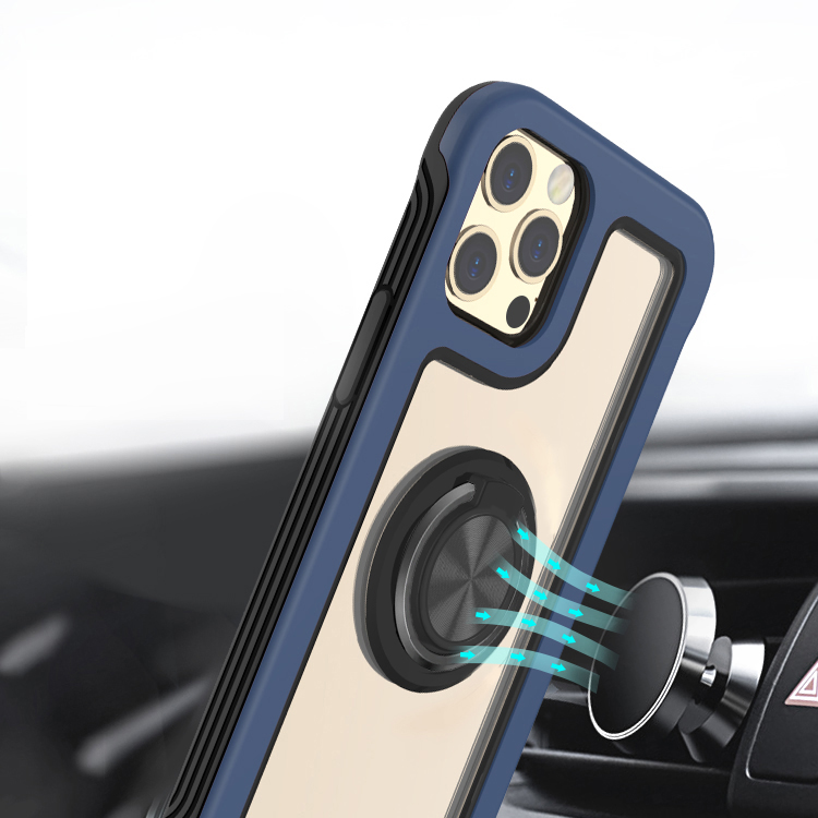 For Apple iPhone SE 3 (2022) SE/8/7 Clear Ring Stand Hybrid Kickstand Case Cover - Picture 19 of 29