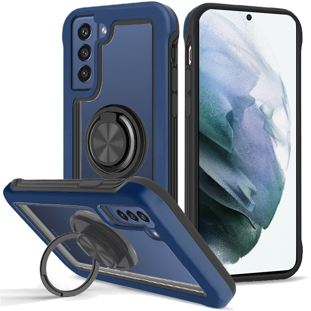 For Apple iPhone SE 3 (2022) SE/8/7 Clear Ring Stand Hybrid Kickstand Case Cover - Picture 20 of 29