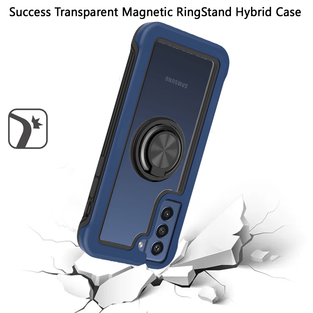 For Apple iPhone SE 3 (2022) SE/8/7 Clear Ring Stand Hybrid Kickstand Case Cover - Picture 21 of 29