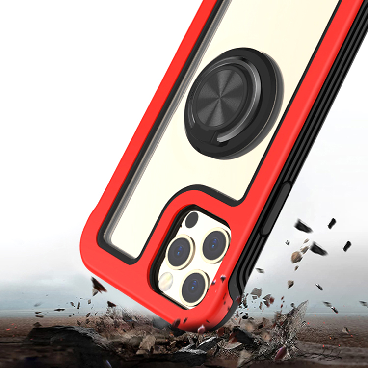 For Apple iPhone SE 3 (2022) SE/8/7 Clear Ring Stand Hybrid Kickstand Case Cover - Picture 23 of 29