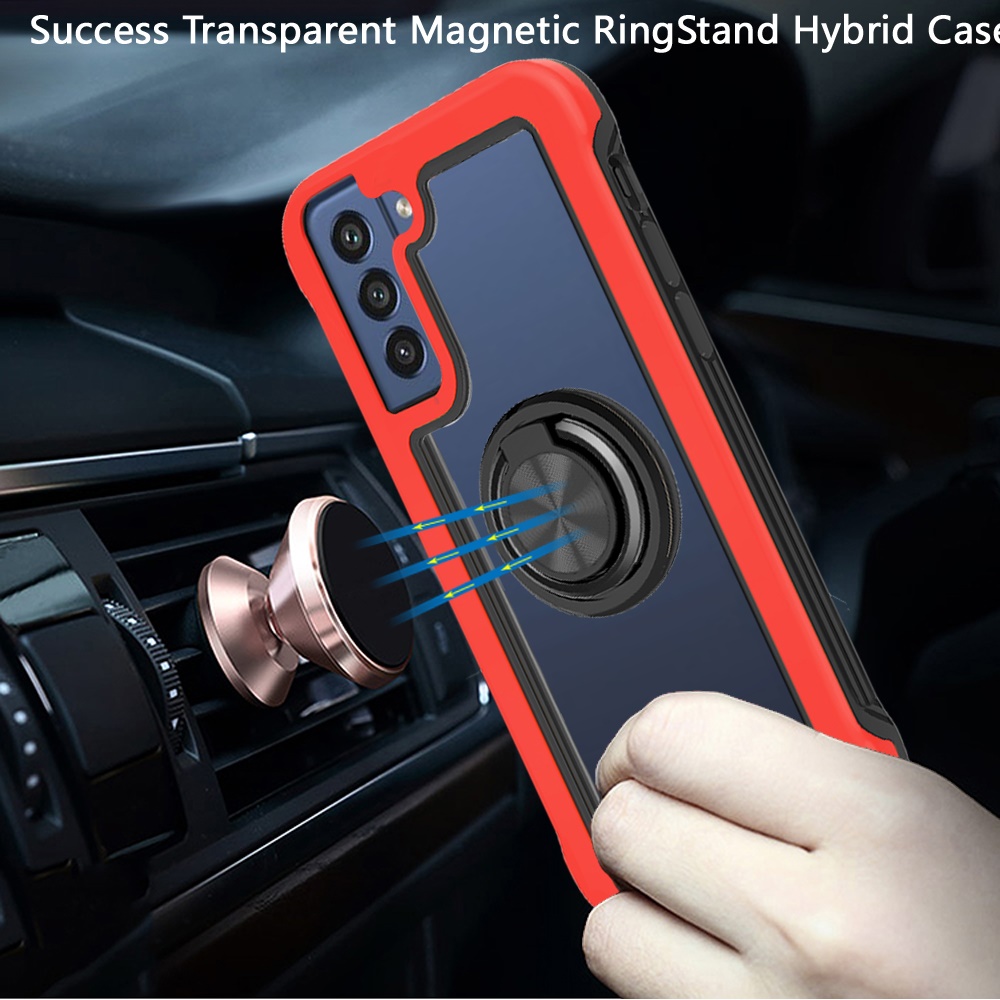 For Apple iPhone SE 3 (2022) SE/8/7 Clear Ring Stand Hybrid Kickstand Case Cover - Picture 29 of 29