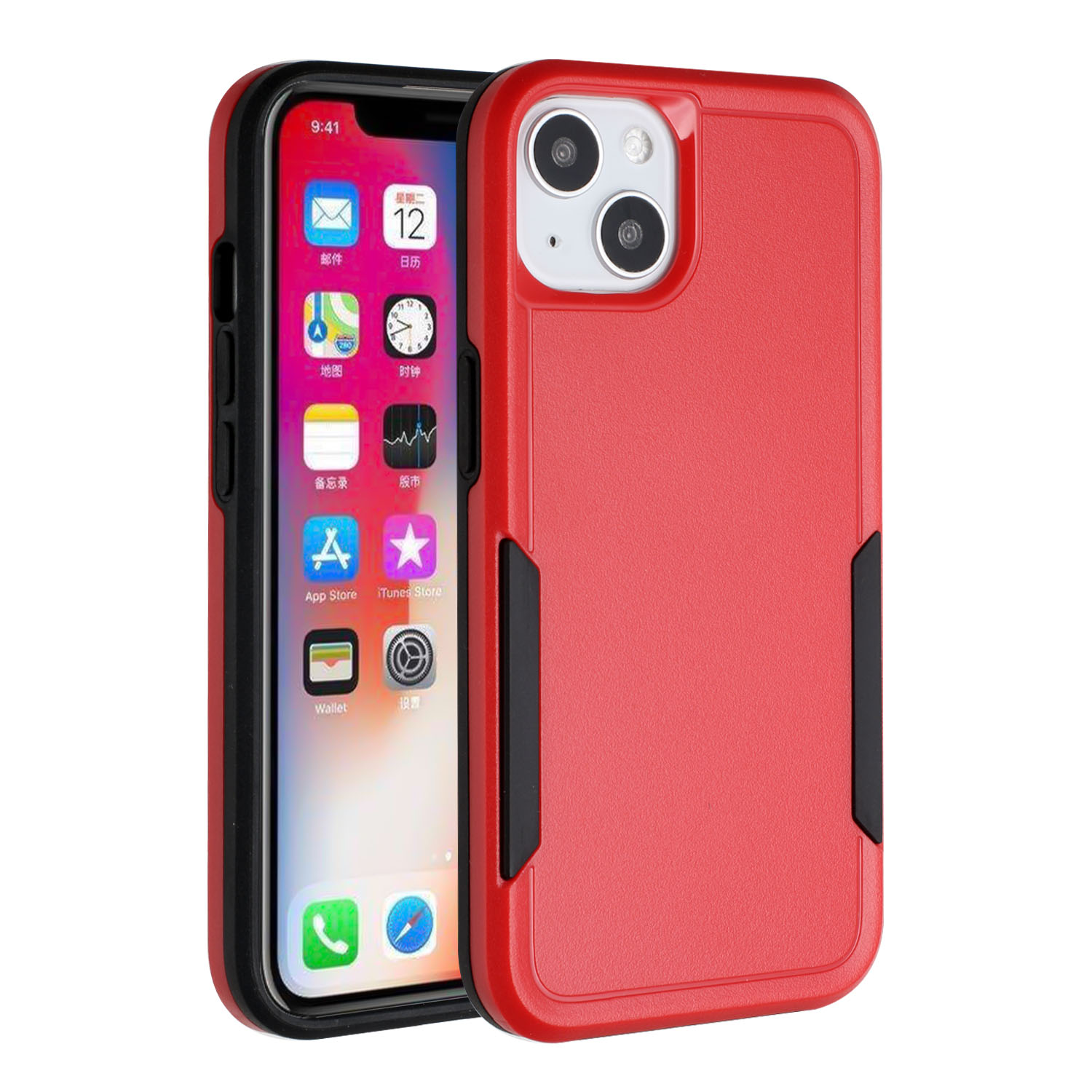 Funda protectora de goma resistente híbrida resistente de doble capa a prueba de golpes para Apple iPhone XR - Imagen 21 de 25