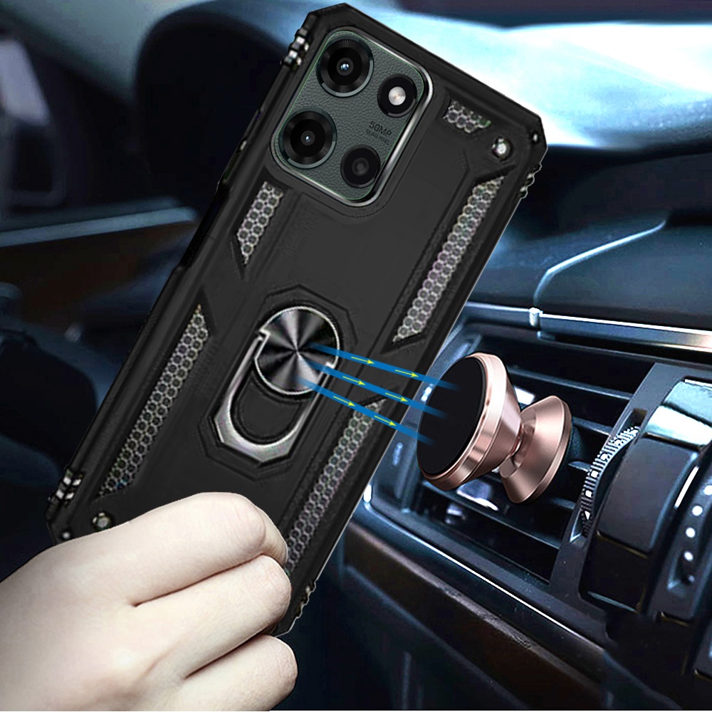 Für Motorola Moto G Stylus 5G 2025 Armor Hybrid 360 Ring Ständer Halter Hülle Cover - Bild 12 von 72