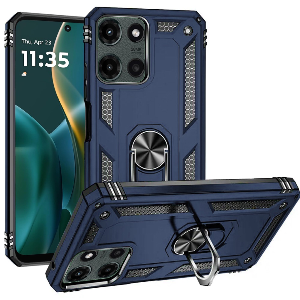 Für Motorola Moto G Stylus 5G 2025 Armor Hybrid 360 Ring Ständer Halter Hülle Cover - Bild 19 von 72