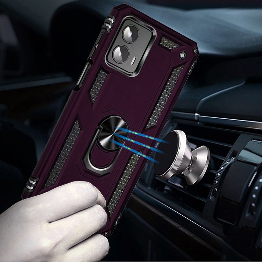 Für Motorola Moto G Stylus 5G 2025 Armor Hybrid 360 Ring Ständer Halter Hülle Cover - Bild 47 von 72