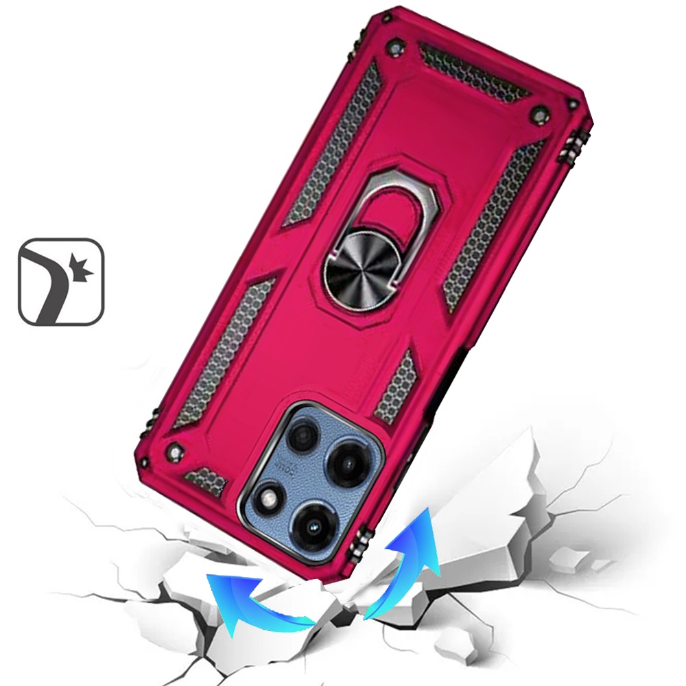 Für Motorola Moto G Stylus 5G 2025 Armor Hybrid 360 Ring Ständer Halter Hülle Cover - Bild 55 von 72