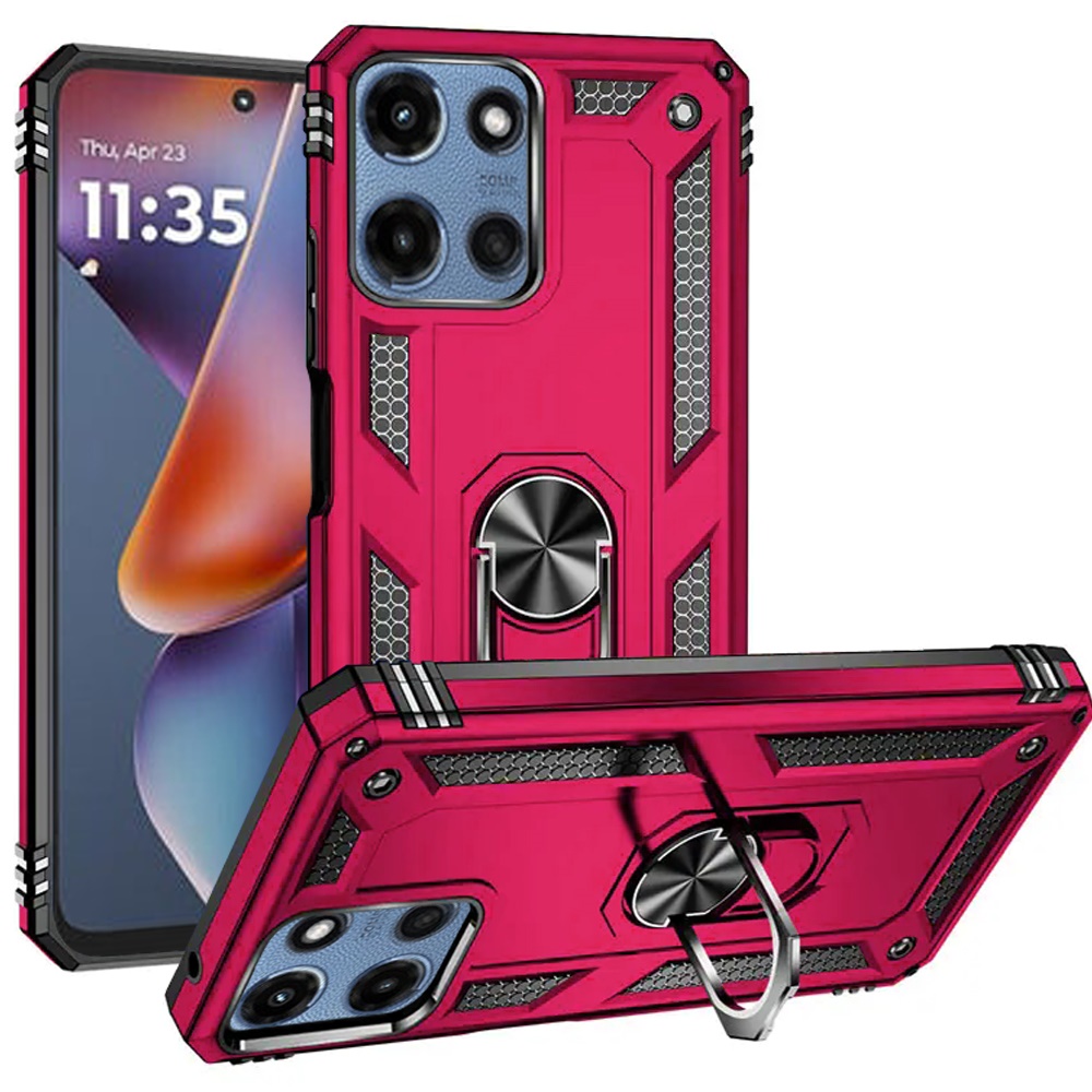 Für Motorola Moto G Stylus 5G 2025 Armor Hybrid 360 Ring Ständer Halter Hülle Cover - Bild 54 von 72
