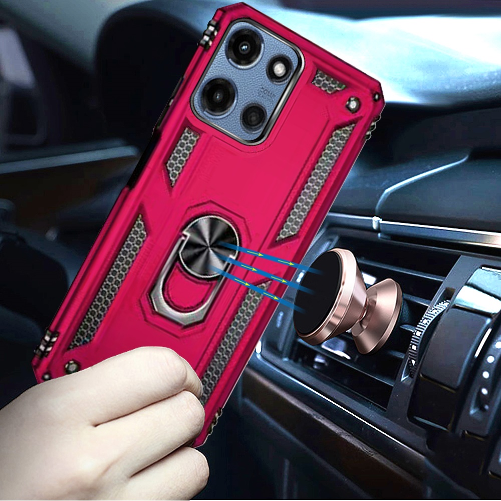 Für Motorola Moto G Stylus 5G 2025 Armor Hybrid 360 Ring Ständer Halter Hülle Cover - Bild 56 von 72
