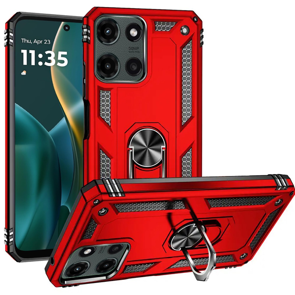 Für Motorola Moto G Stylus 5G 2025 Armor Hybrid 360 Ring Ständer Halter Hülle Cover - Bild 26 von 72