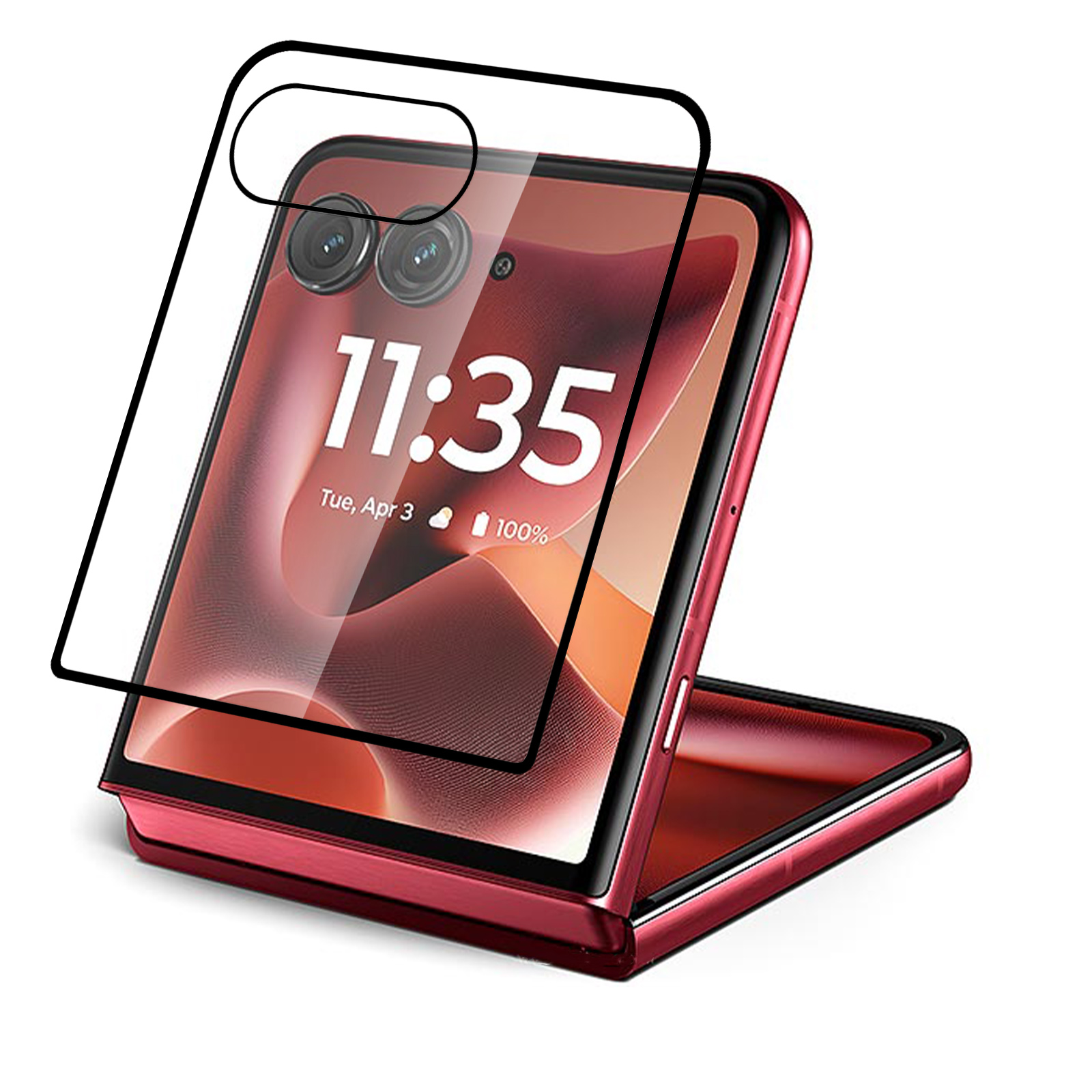 Protector de pantalla curvo de borde completo para Motorola Edge 2025 cubierta de vidrio templado - Imagen 1 de 11