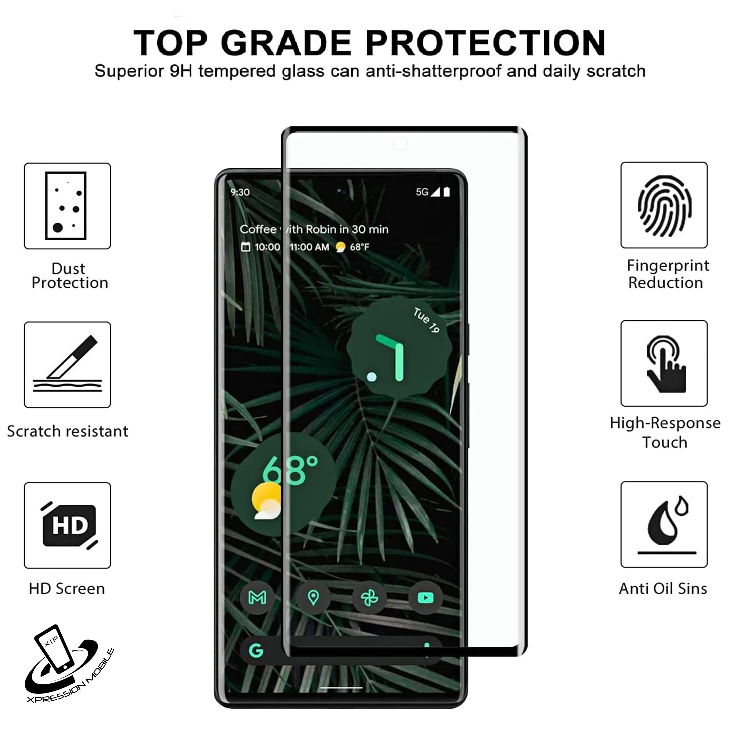 Protector de pantalla curvo de borde completo para Motorola Edge 2025 cubierta de vidrio templado - Imagen 3 de 11